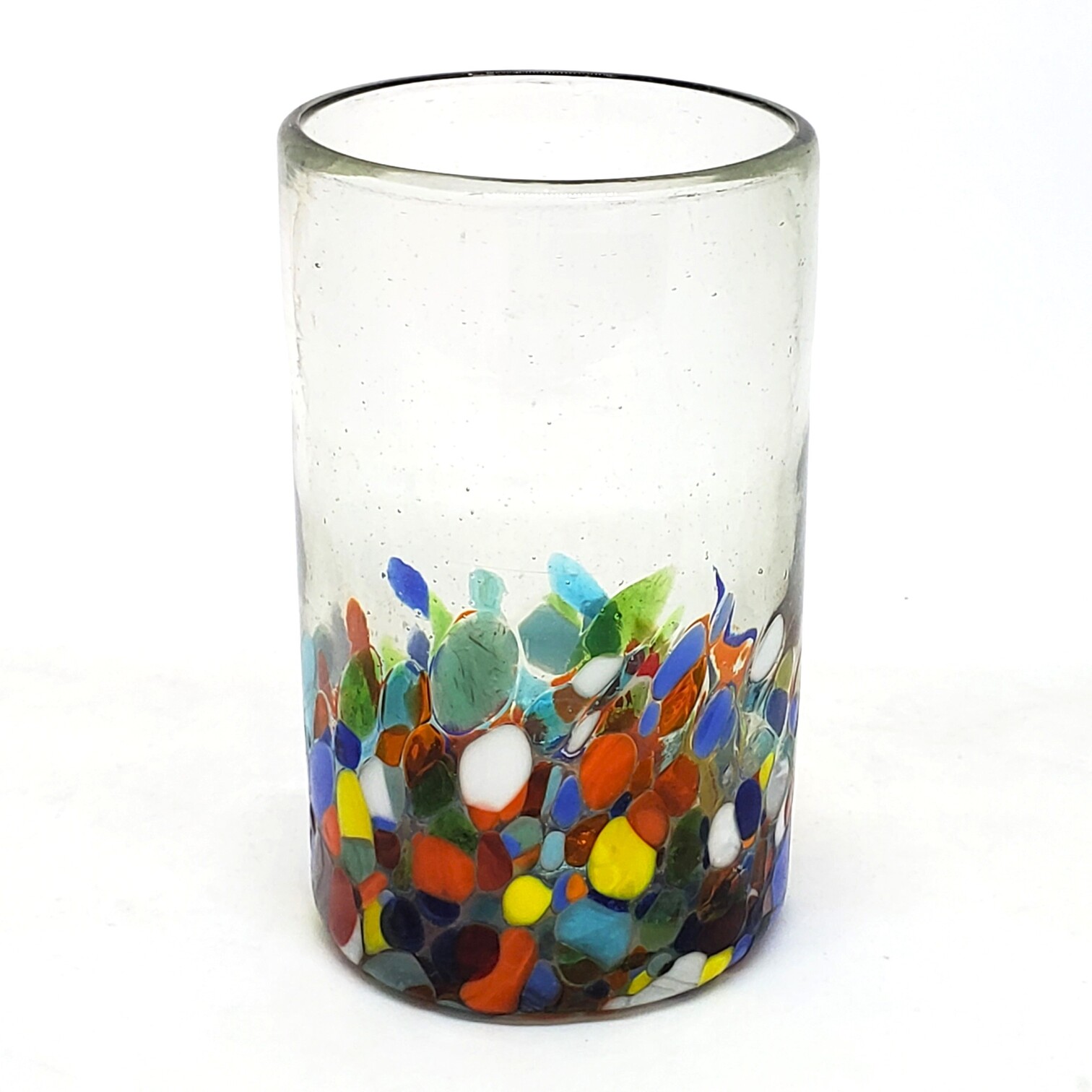 Ofertas / vasos grandes 'Cristal & Confeti' / Deje entrar a la primavera en su casa con �ste colorido juego de vasos. El decorado con vidrio multicolor los hace resaltar en cualquier lugar.